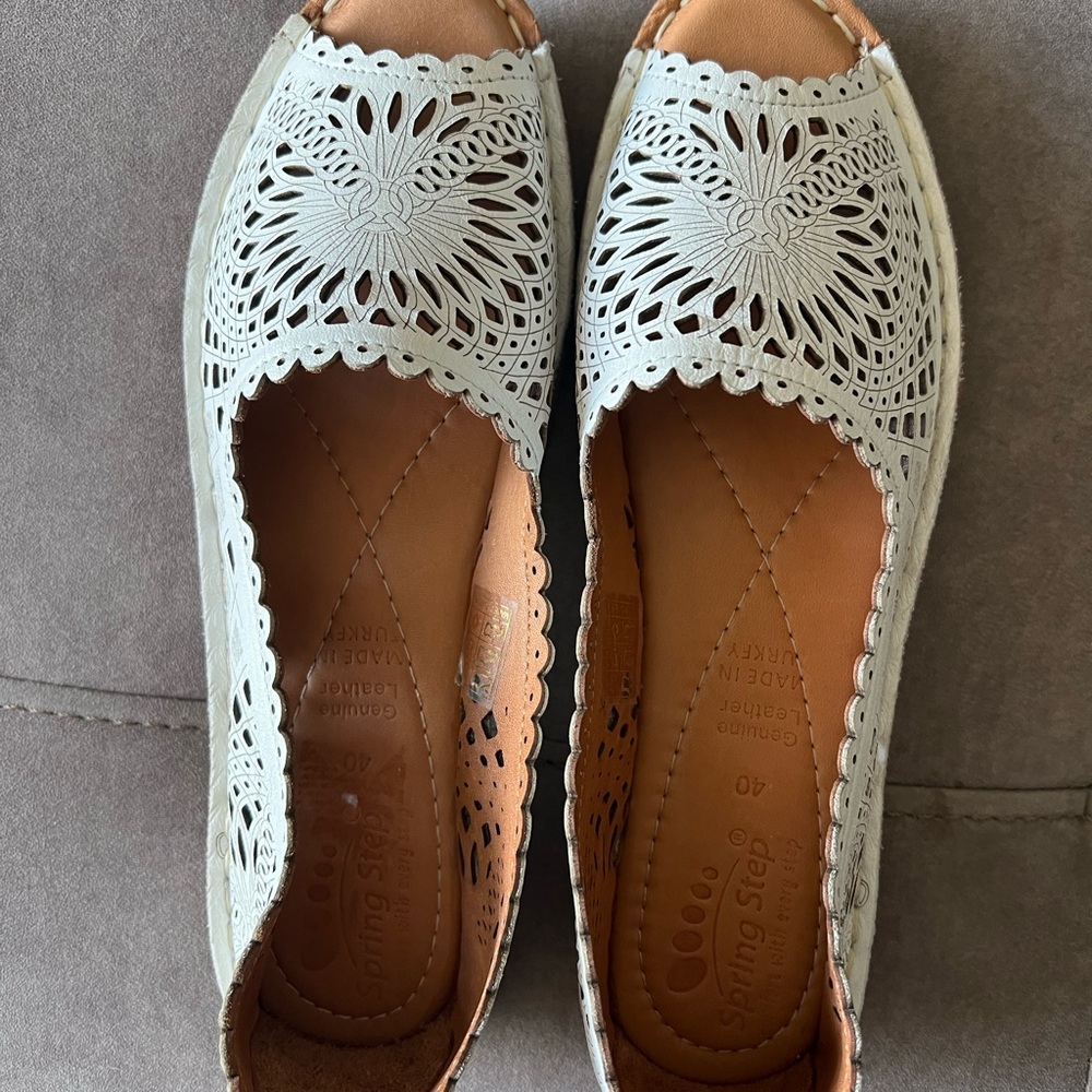 Spring Step Women's Espadrilles - Light Gray